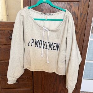 Free people movement cropped sweatshirt